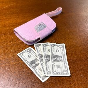 American girl doll wallet with money